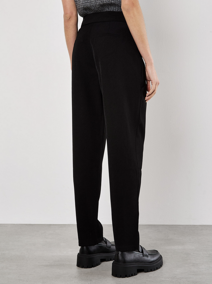 Apricot - Paper Bag Twill Pant Black S