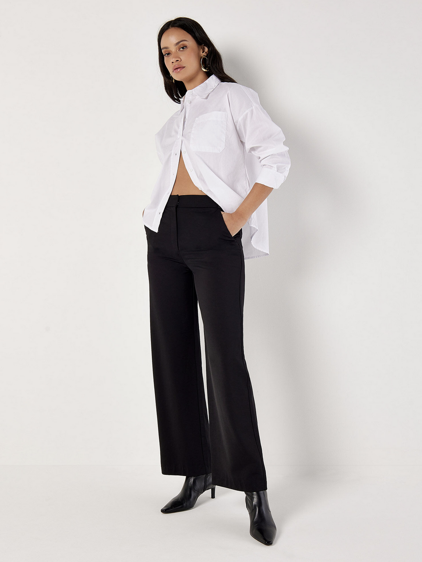 Apricot - Straight Leg Pant Black XS