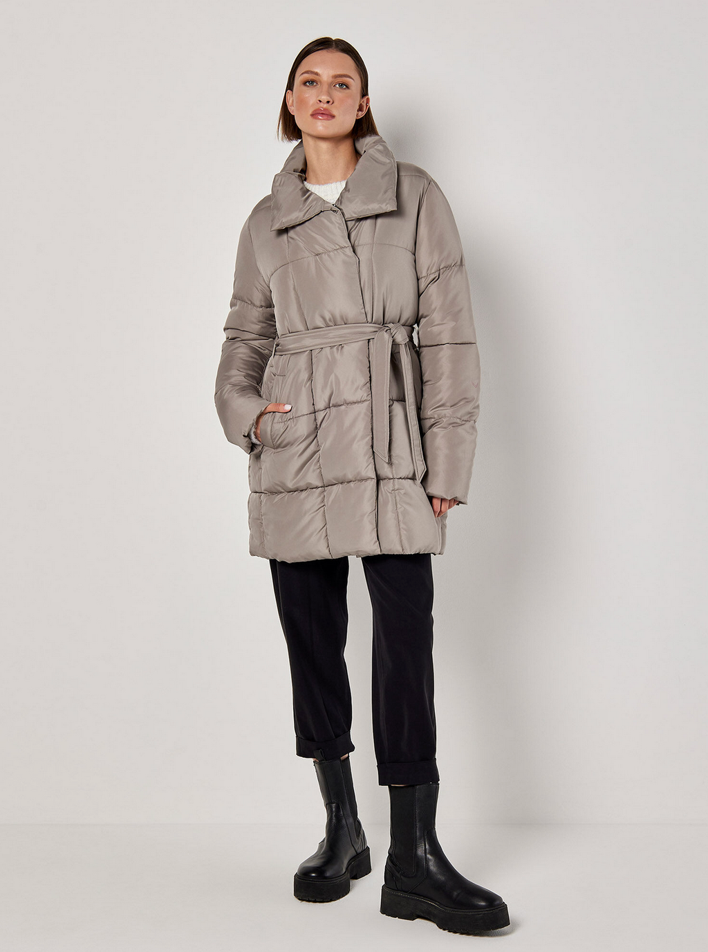 Apricot - Quilted Jacket Black XXL