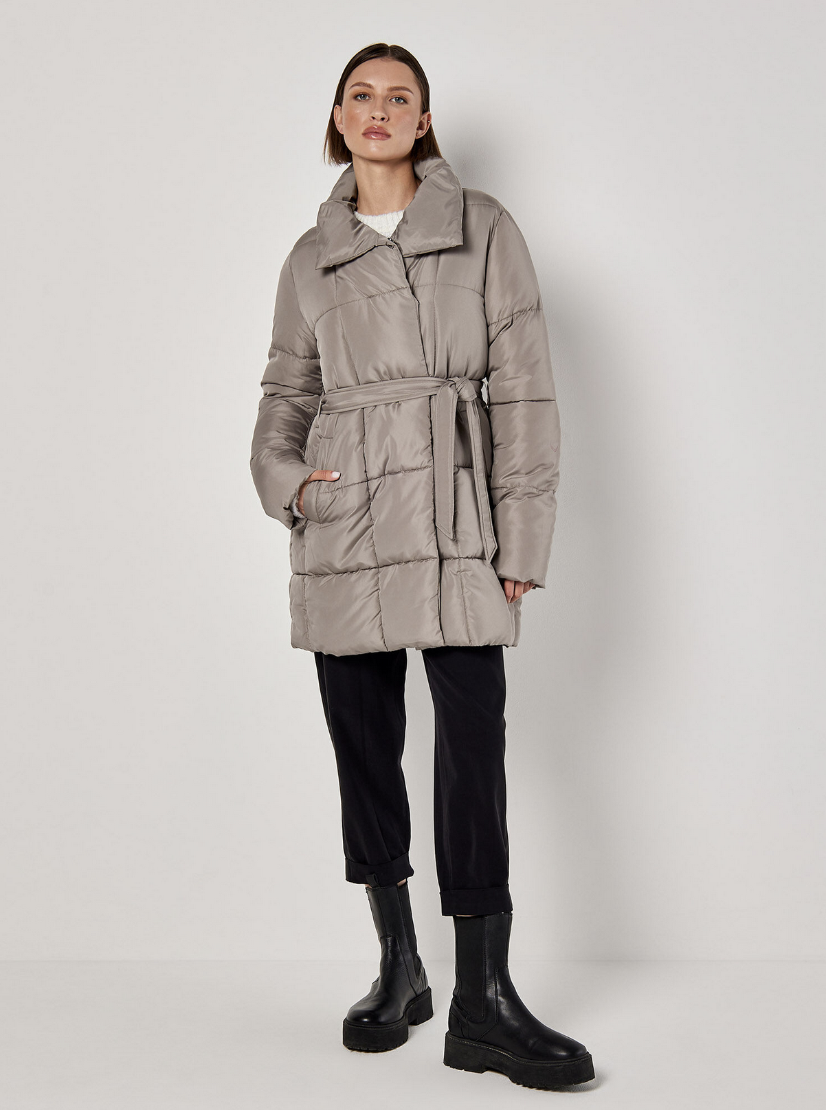 Apricot - Quilted Jacket Black XXL