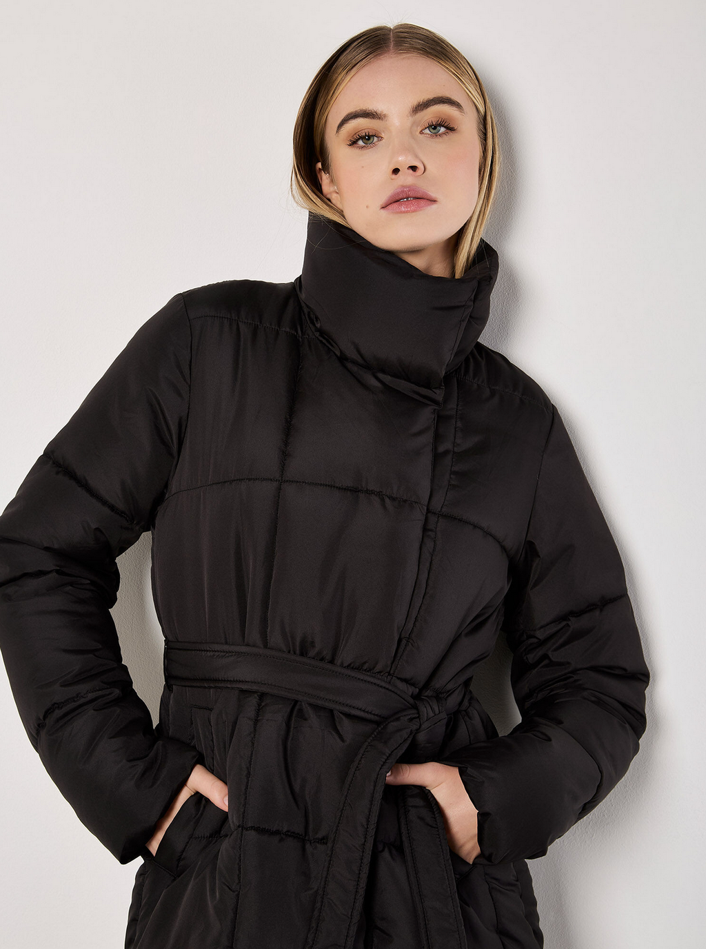 Apricot - Quilted Jacket Black XL