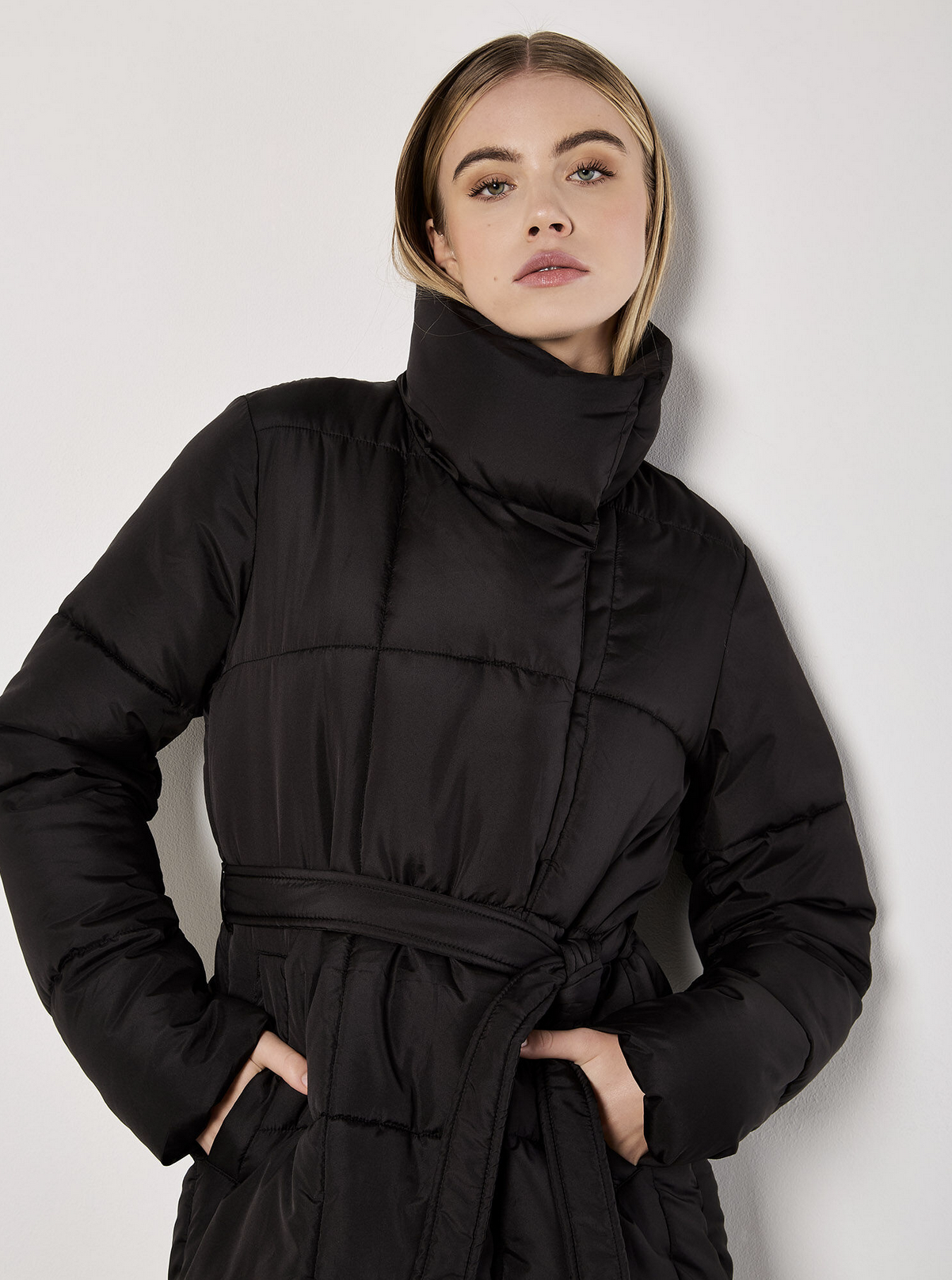 Apricot - Quilted Jacket Black XL