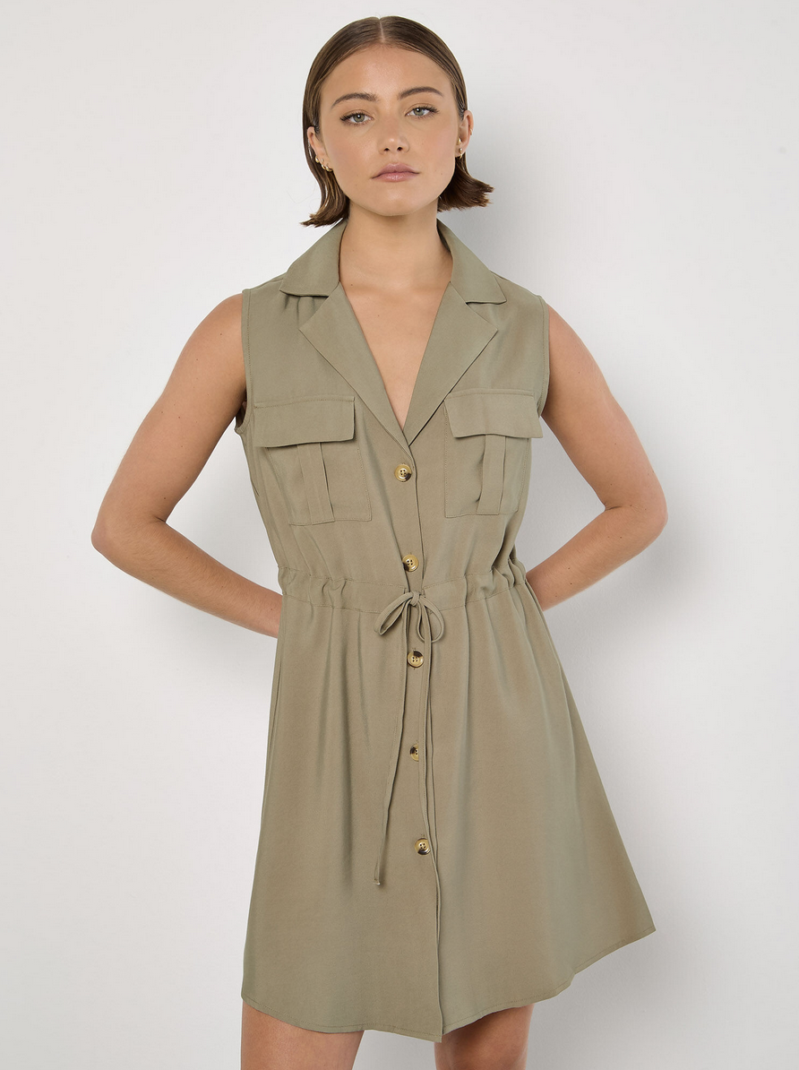 Apricot - Shirt Dress Khaki S