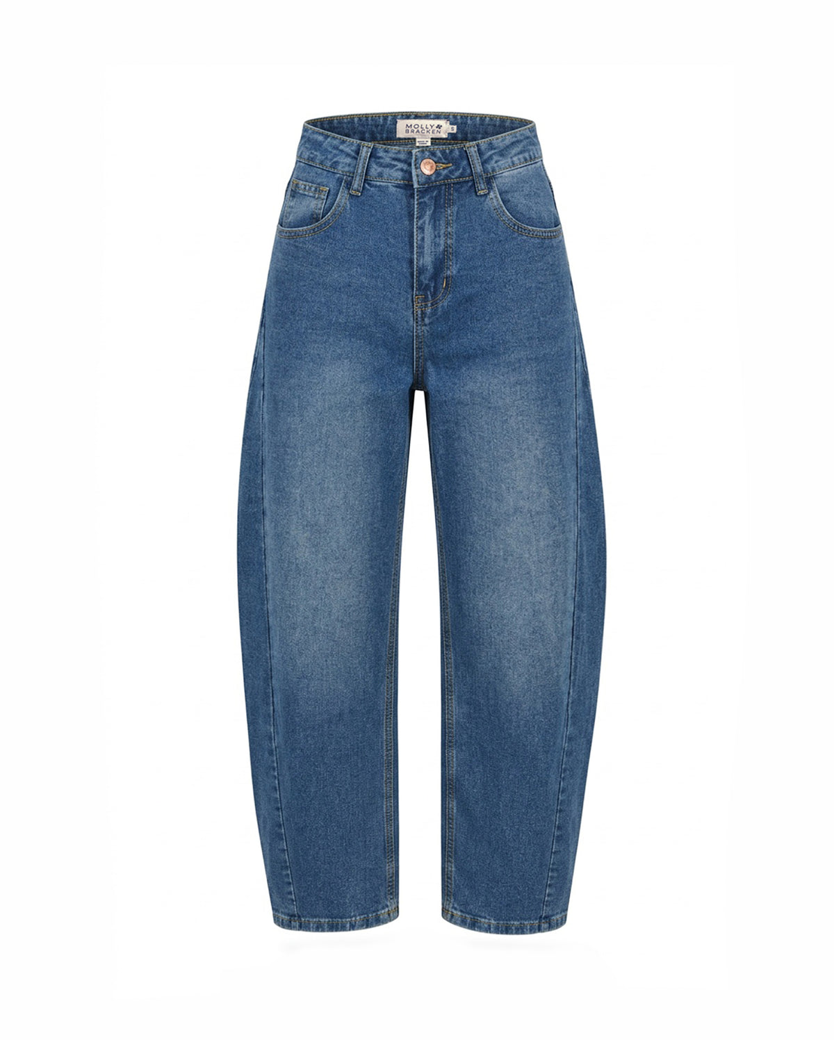 MOLLY BRACKEN Relaxed Barrel Jean