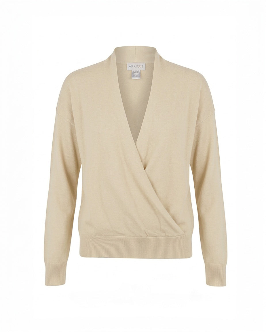 APRICOT Wrap Sweater